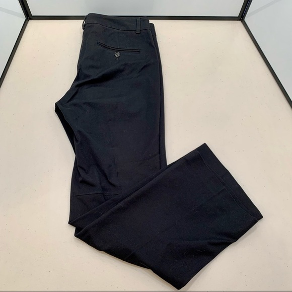 Theory Dress Pants Adult Size 4 Black Cotton Lycra Made In USA Women - Picture 2 of 10
